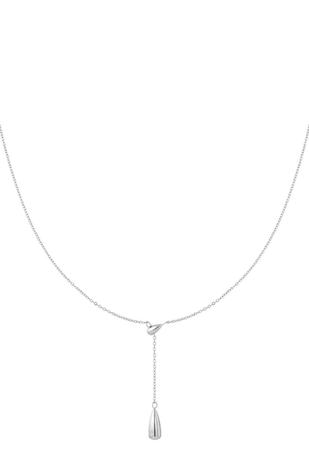 collana con ciondolo a goccia