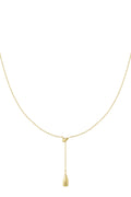 collana con ciondolo a goccia