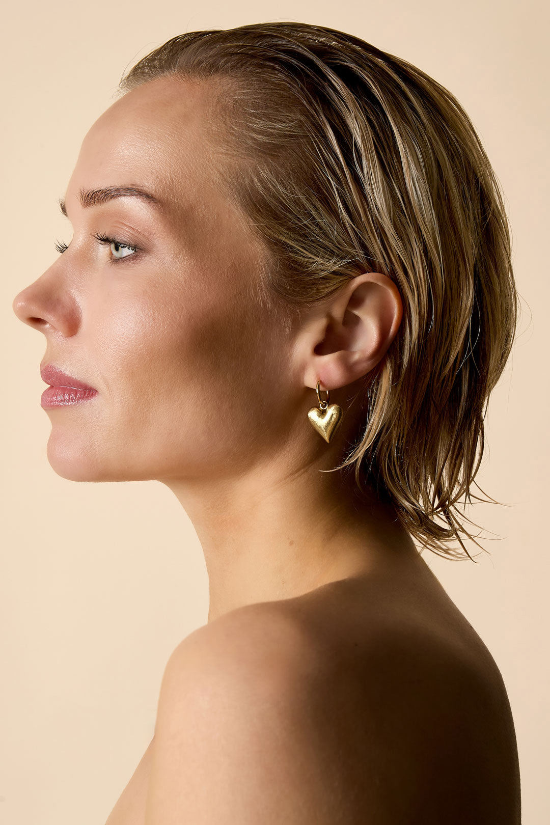 Orecchini pendenti a forma di cuore, casual, quotidiani, semplici, gioielli da donna
