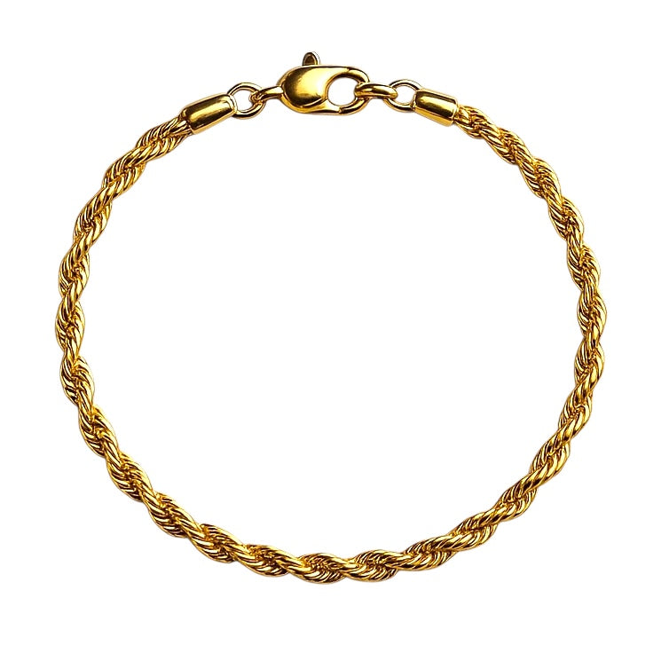 Bracciale Corda (Oro) 3MM
