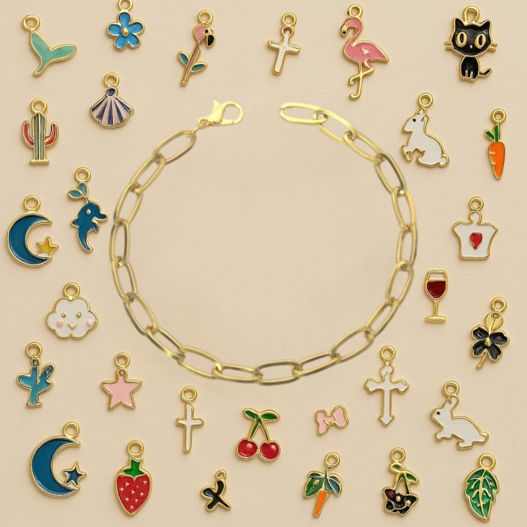 Bracciale Legàmi Riflessi D'oro Personalizzabile