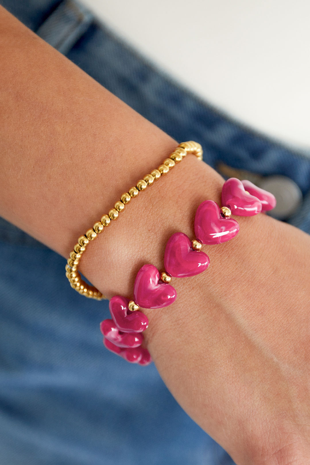 Bracciale Perle Cuore